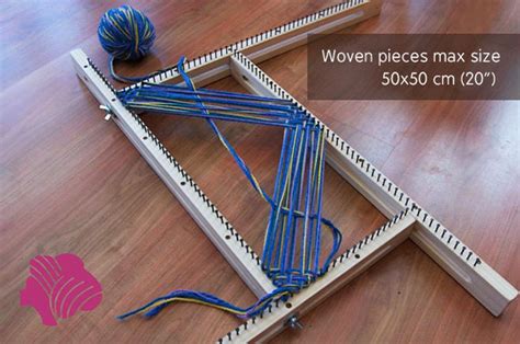 Adjust Pin Loom Weaving Loom Pin Loom Weaving Peg Loom Etsy Telas