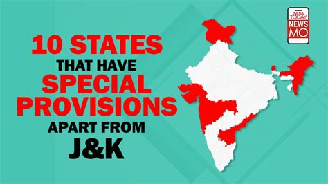 10 States Having Special Provisions Under Constitution Other Than Jammu