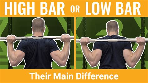 High Bar Vs Low Bar Squats — Theyre Not That Different Youtube
