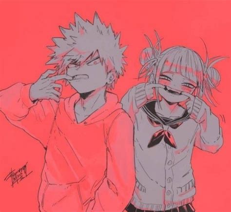 Pin En Love De Yoga Himiko X Bakugo