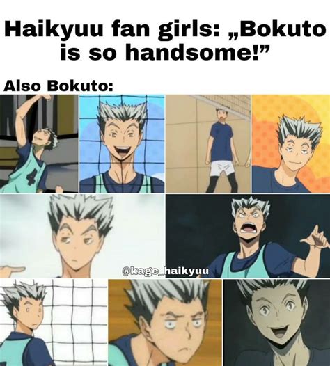 Bokuto Faces Haikyuu Anime Haikyuu Haikyuu Manga