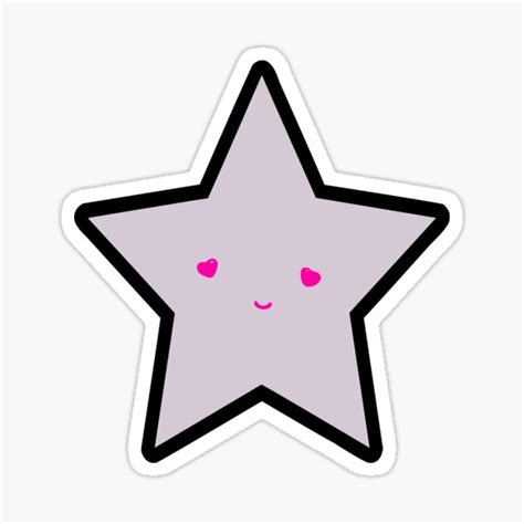 Happy Smiling Star Sticker By Serpentsky17 Redbubble