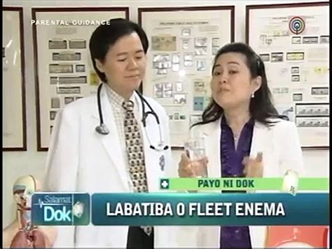 Abs Cbn Salamat Dok Health Tips 8 Drink Water Tips And Fleet Enema