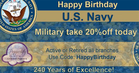 10 13 15 Happy Birthday Navy 20percent Off Code Happybirthday V3png
