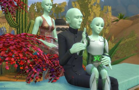 Mod The Sims Ts2 Alien Skin Now For Aliens Default Non Default