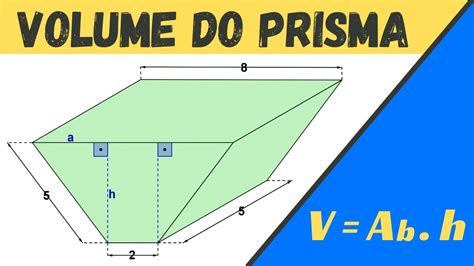 Geometria Espacial🔥calcule O Volume Do Prisma Cuja Base É Um TrapÉzio ️