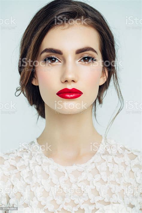 Made with love in nyc. Young Beautiful Woman Stock Photo - Download Image Now ...