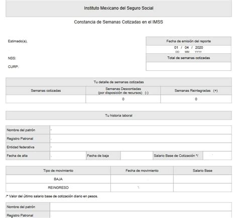 Cuando la persona comienza la relación laboral con una compañía, la primera vez, tiene que ser registrado dentro del sistema del imss. Semanas Cotizadas para Pensión en la Vejez Guía del Adulto Mayor