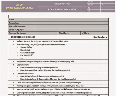 Contoh Safety Declaration In Manufacturing IMAGESEE