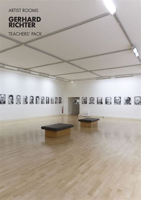Artist Rooms Gerhard Richter Teachers Pack By Plymouth City Museum And