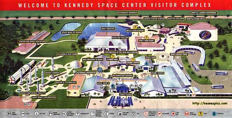 Kennedy space center visitor complex℠ is organized into mission zones — allowing you to weave your way through the u.s. Keane's Picture Web Site - Map of Kennedy Space Center