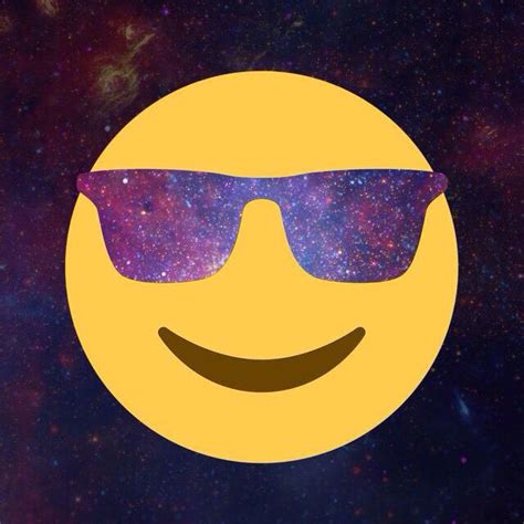 Galaxy Cool Guy Emoji Emoji Wow Emoji Cool Emoji