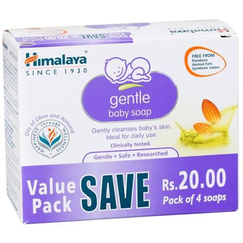 Buy Himalaya Gentle Baby Soap 4 X 75 G Online At Best Price In India