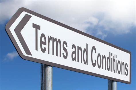 Terms And Conditions Free Of Charge Creative Commons Highway Sign Image