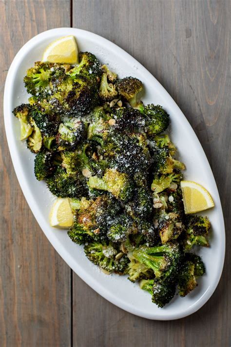 Roasted Broccoli With Lemon And Parmesan Recipe Parmesan Recipes
