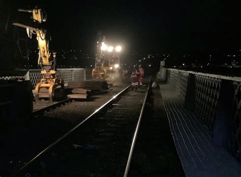Iconic Tay Bridge Is Having Sleepers Renewed
