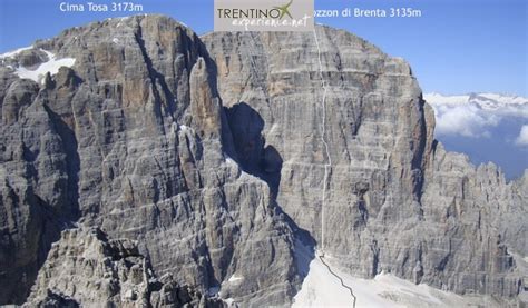 Alpinismo Via Delle Guide Crozzon Di Brenta