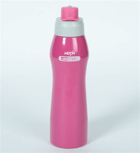 Buy Milton Active Unisteel Water Bottle Pink 750 Ml Online Metal