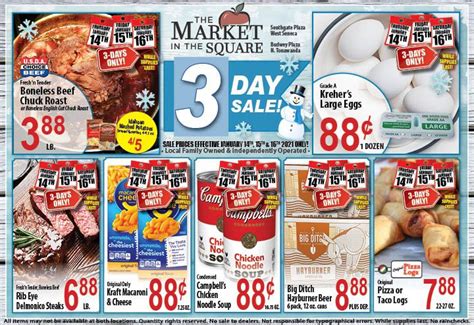 The Market In The Square Weekly Ad Flyer January 10 To January 16 2021