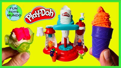 Play Doh Ice Cream Maker Unboxing Youtube