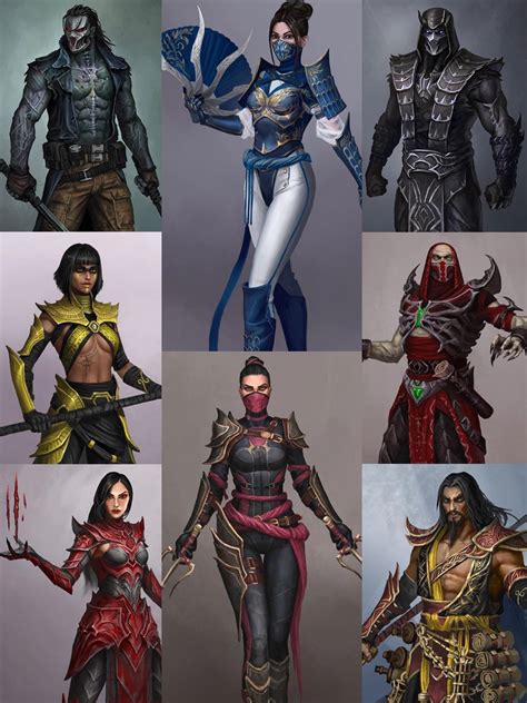 I Love This Artists Reimaginings Of Mk Characters His Art And
