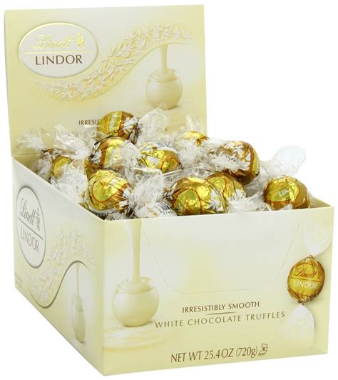 60 Count Lindt Lindor White Chocolate Truffles 999 120 Count Lindt
