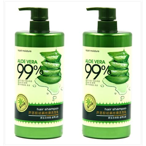 99 aloe vera hair shampoo 1 2l and conditioner 700ml on hand shopee philippines