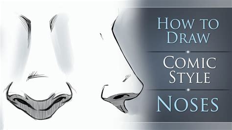 If you have better idea please share it with me in comments below. How to Draw Comic Style Noses - Male and Female | Robert ...
