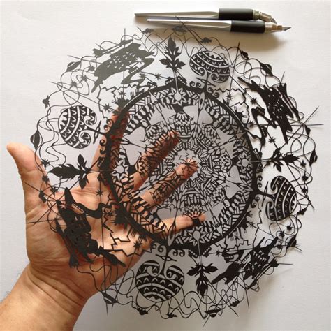 The Intricate Art Of Papercutting By Riu