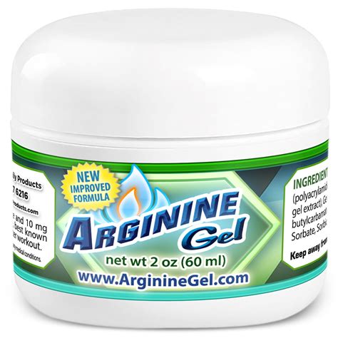 Arginine Gel With L Arginine 2 Oz Sensitivity Gel For Men And Women Libido Booster For