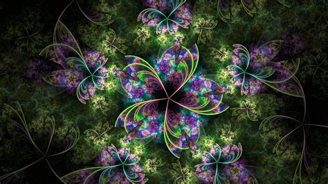 Download Flower Abstract Fractal Hd Wallpaper By Luis Bello