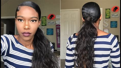 Two ponytail hairstyles hair ponytail styles two ponytails black girl braided hairstyles baddie hairstyles my hairstyle straight hairstyles sleek ponytail weave hairstyles. 20+ Latest Low Sleek Back Ponytail With Weave - Elegance Nancy