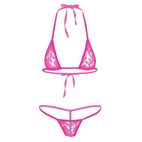 sexy women bra g string thong lace swimwear bathing swimsuit mini micro bikini ebay