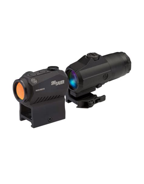 Sig Sauer Optic Romeo Red Dot Sight And Juliet Magnifier Combo Kit Pint Pistol