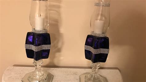 Dollar Tree Diy Glam Candle Holders And Accessory Giveaway Youtube