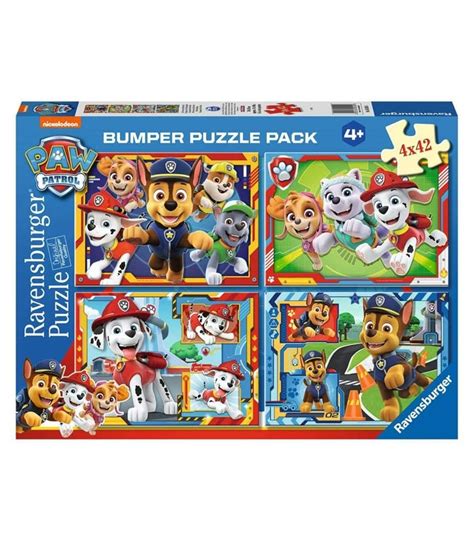 Paw Patrol De 4 X 42 Piezas Juego De Mesa Ravensburger Distribuidor España