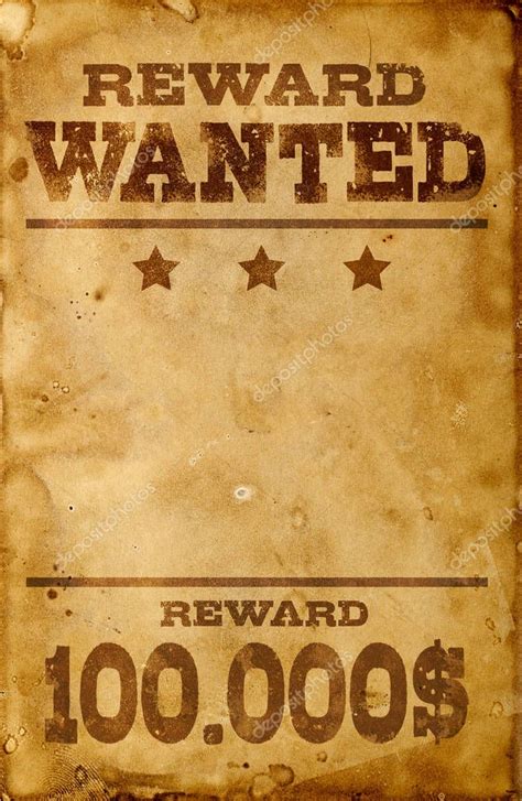 Wanted Poster On White — Stock Photo © Goir 179118710