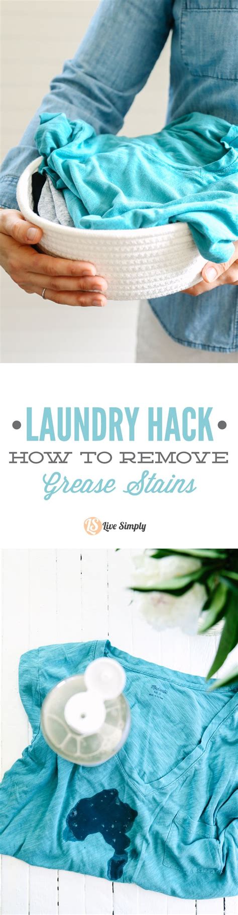Laundry Hack How To Remove Grease Stains Remove Grease Stain Grease