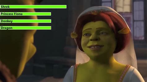 Shrek 2001 Final Battle With Healthbars Youtube