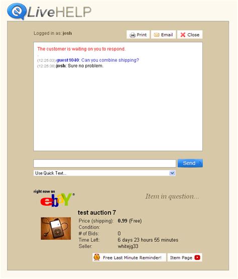 Ebay chat live eBay Live
