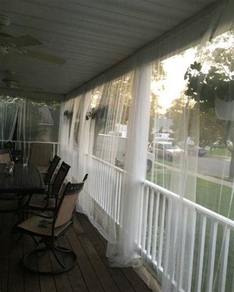 Diy Porch Mosquito Netting Mosquito Curtains Are An Easy And