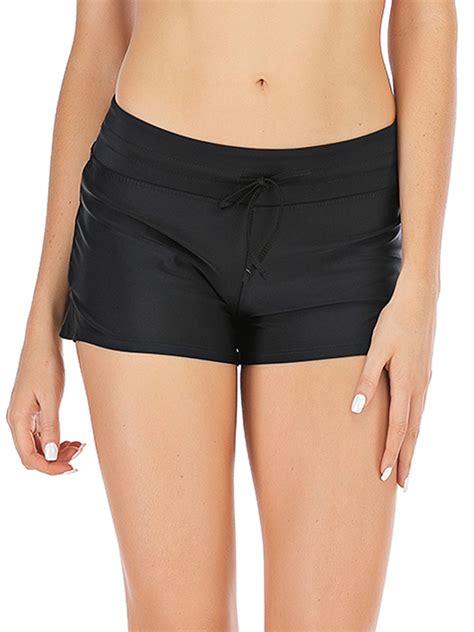 Focussexy Swimsuit Bottoms For Women Swim Shorts Swim Briefs Side Split Plus Size Bottom