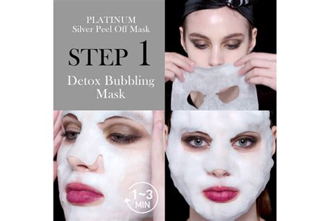 Omg Platinum Silver Facial Mask Kit Double Dare