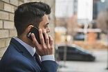 Picture of Man Talking On Cellphone - Free Stock Photo