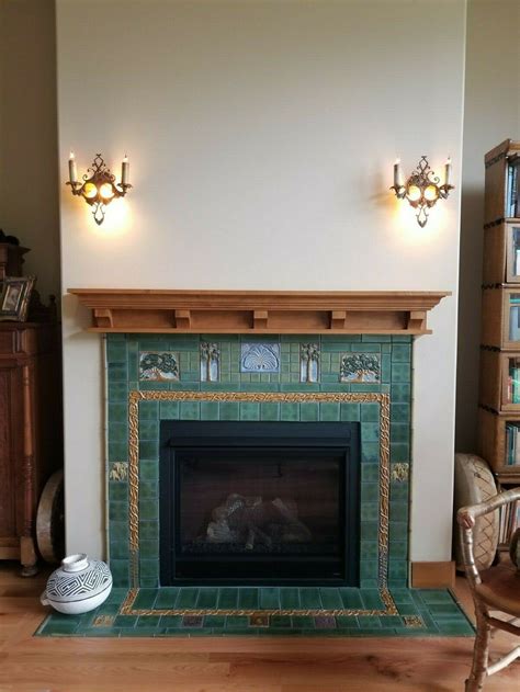 Fireplace Mantel Floating Shelf Vintage Craftsman Finish Etsy