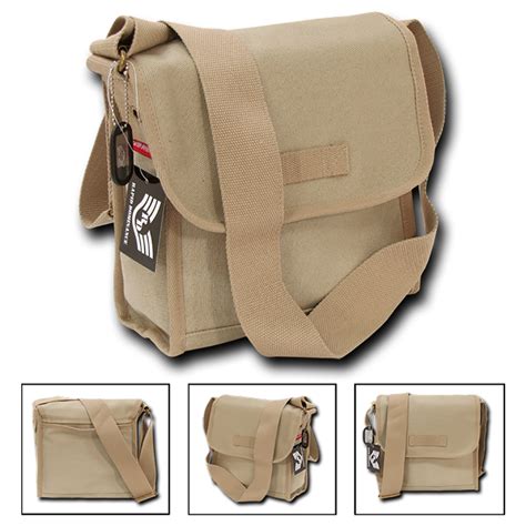 Army Military Messenger Heavyweight Field Canvas Shoulder Laptop Bag