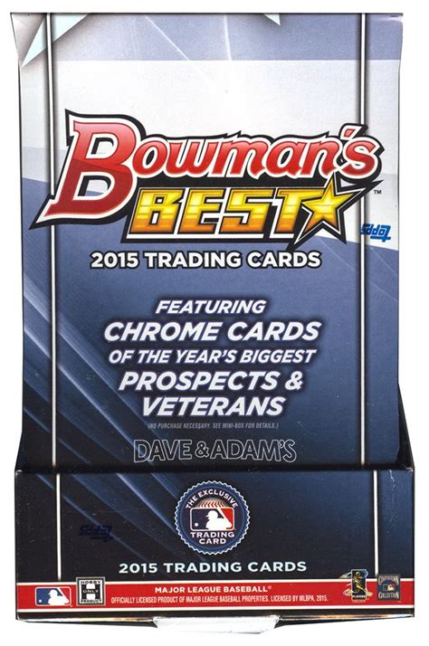 How to get baseball cards: 2015 Bowman's Best Baseball Hobby Box | DA Card World