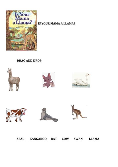 Story About The Llama Worksheet