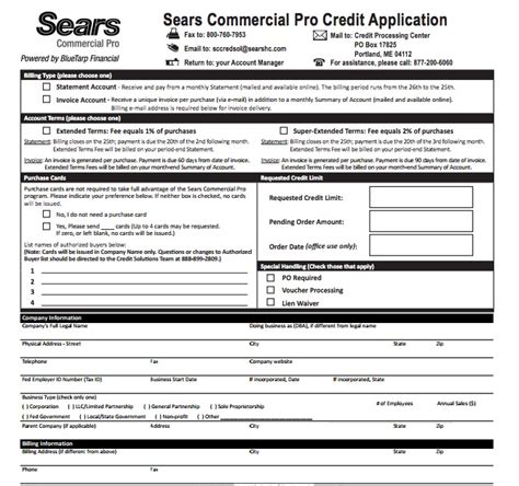 We will need proof of identity, address and income to process your credit card application. sears-credit-card-application - wikiDownload wikiDownload