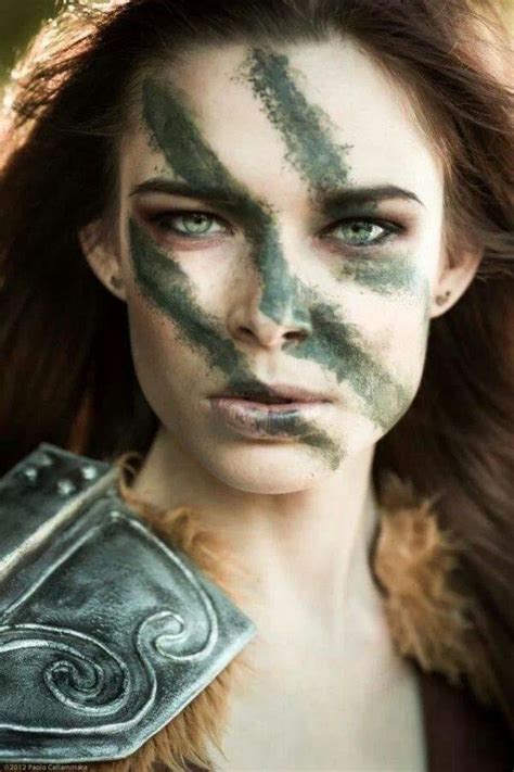 Aela Cosplay Skyrim Cosplay Warrior Woman War Paint